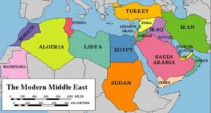 Map of Middle East